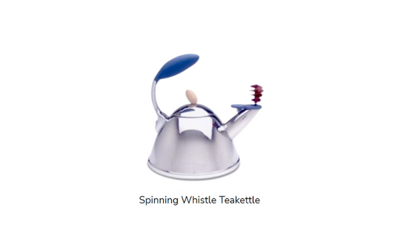 spinning whistle teakettle