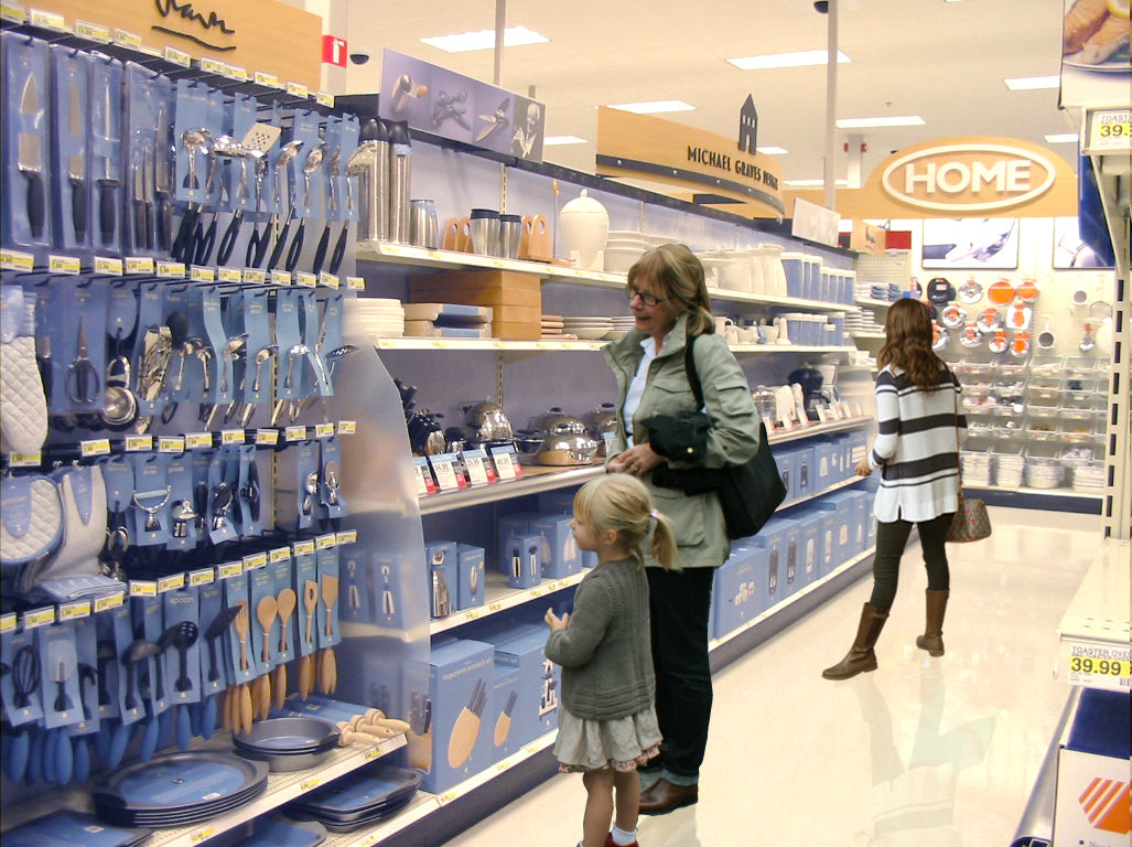 target blue box aisle