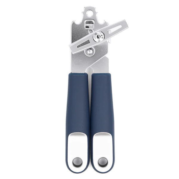 Comfortable Grip Stainless Steel Can Opener, Indigo