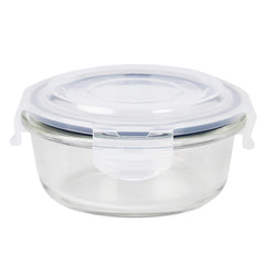 Borosilicate Glass Round Food Storage