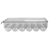 Stackable 24 Compartment Plastic Egg Container with Lid, Clear