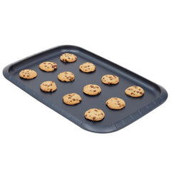 Michael Graves Design Non-Stick 12 Mini Cup Carbon Steel Muffin Pan, Indigo, FOOD PREP