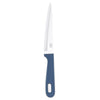 Comfortable Grip 5 inch Stainless Steel Utility Knife, Indigo
