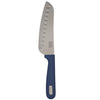 Comfortable Grip 5 Inch Stainless Steel Santoku Knife, Indigo